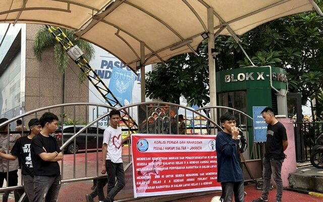 Koalisi Mahasiswa Desak Kemenkumham Copot Kalapas Kendari Terkait Dugaan Peredaran Narkoba