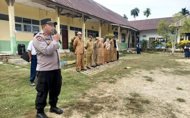 Kapolsek Moramo Dorong Minat Siswa Bergabung di SMA Kemala Taruna Bhayangkara