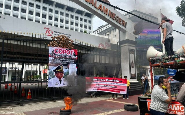 Kemendagri Limpahkan Kasus Pj Bupati Buton Selatan ke Inspektorat, Mahasiswa Tetap Mendesak Pencopotan