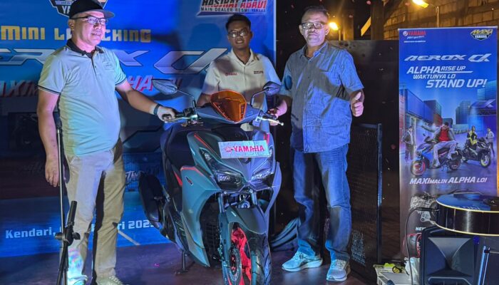 PT Hasjrat Abadi Kendari Perkenalkan Aerox Alpha, Sport Scooter Futuristik dengan Teknologi Canggih