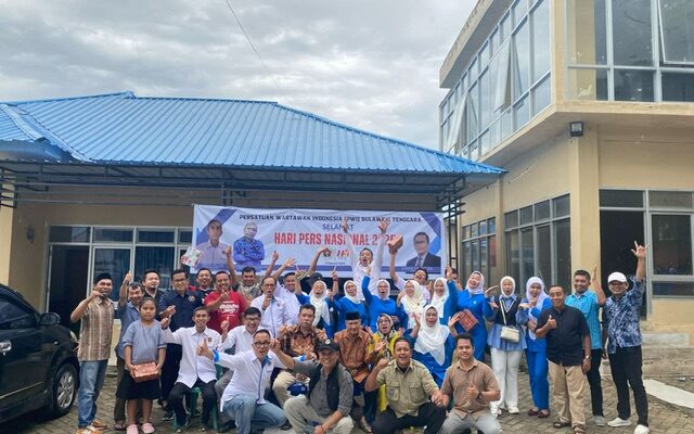 PWI Sultra Rayakan HPN 2025 dengan Suasana Hikmat dan Kejuaraan Domino