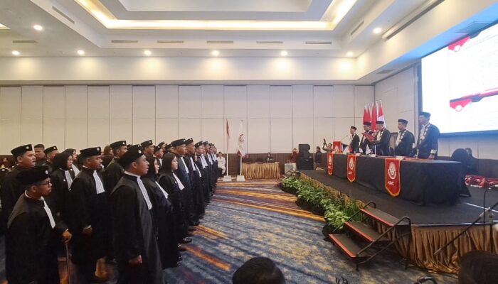 Lantik 63 Advokat di Sultra, KAI Ditekankan Prioritaskan Bantuan Hukum bagi Masyarakat Miskin