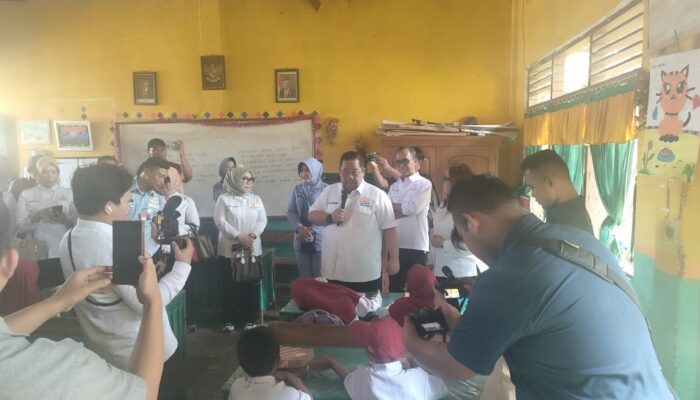 Kolaborasi Lanud Haluoleo dan Kadin Sultra Wujudkan Gizi Seimbang bagi Ribuan Siswa