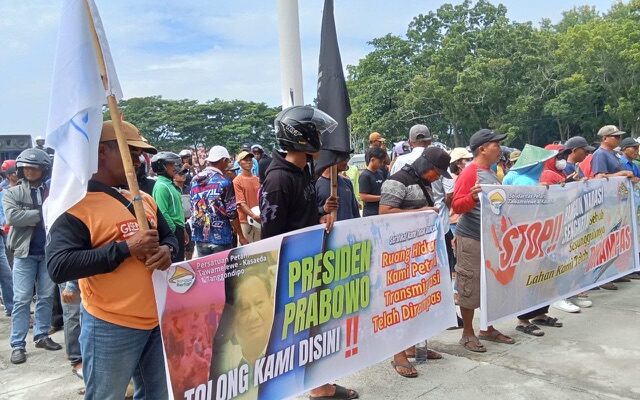 Warga Tawamelewe dan Kasaeda Gelar Aksi Demonstrasi, Tuntut Kejelasan Status Lahan Transmigrasi