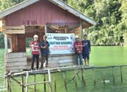 Peduli Kehidupan Nelayan, PT BSJ Berikan Bantuan Karamba untuk Masyarakat Lingkar Tambang
