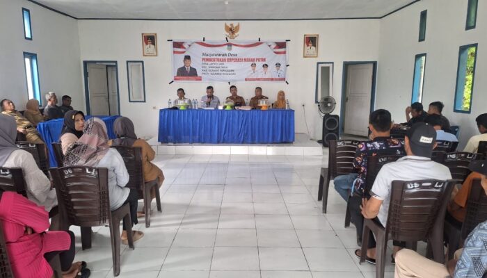 Desa Laywo Jaya Cetak Sejarah, Pertama di Sultra Bentuk Koperasi Desa Merah Putih