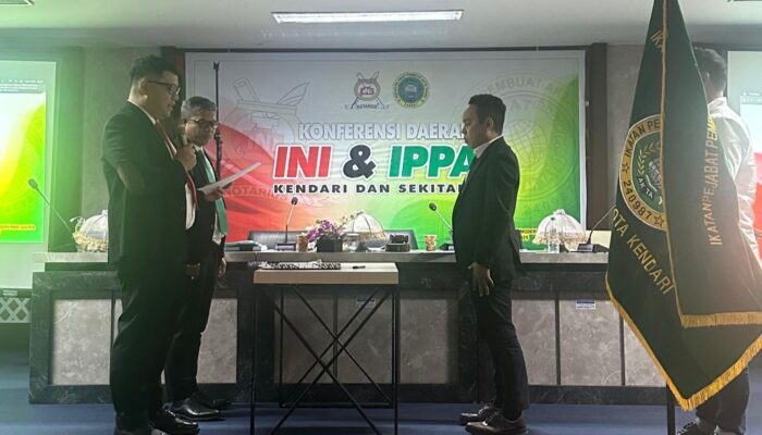 Tun Samudra Terpilih Jadi Ketua IPPAT Kota Kendari, Siap Jalankan Amanah dengan Tanggung Jawab
