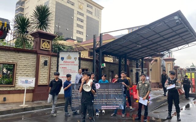 KASINDO Demo di Mabes Polri, Desak Usut Dugaan Keterlibatan Aparat dalam Tambang Ilegal Bombana