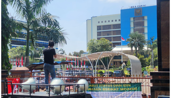 Tuding Ada Pembiaran di Kawasan Berikat Morosi, Ampuh Sultra Geruduk Bea Cukai Pusat: Desak Copot KPPBC Kendari