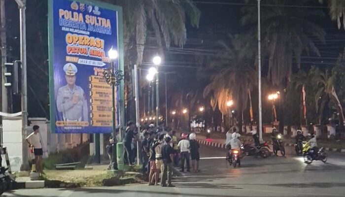 Balap Liar Kembali Terjadi di Kawasan Eks MTQ Kendari, Warga Minta Penertiban