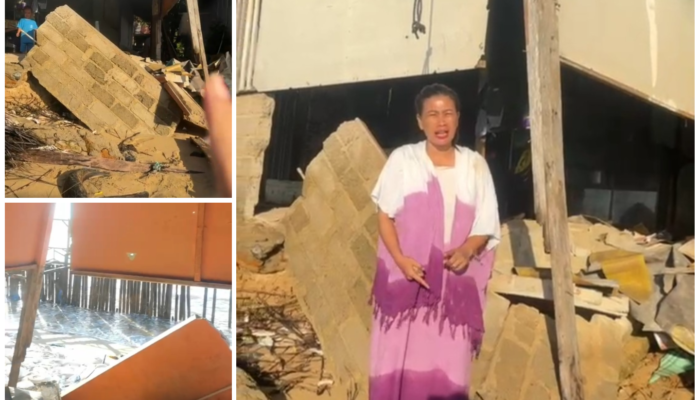 Rumah Warga di Mandiodo Hancur Diterjang Ombak, Dana Kompensasi Dipotong Desa Untuk Bangun Tanggul Tak Jelas Rimbanya