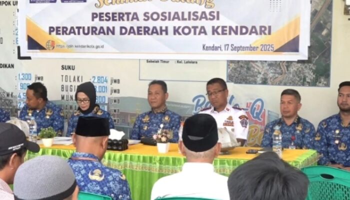 Lewat Sosialisasi Perda Baru, Pemkot Kendari Dorong Kesadaran Pajak dan Retribusi