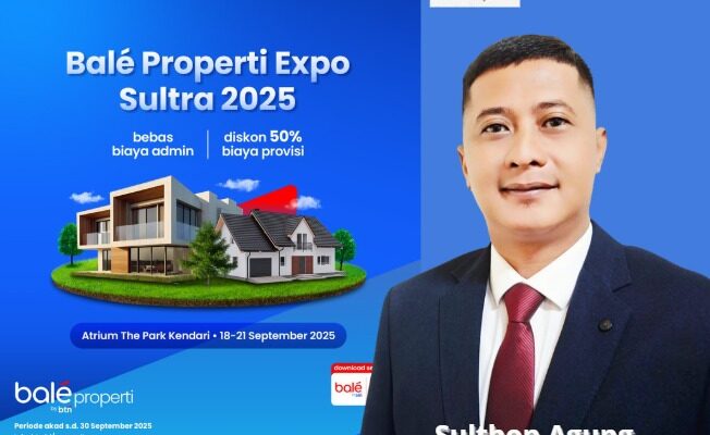 Lewat Bale’ Properti Expo Sultra 2025, BTN Syariah Bidik 3.500 KPR