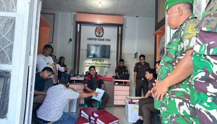 Diduga Ada Penyimpangan Dana Pilkada, Kejari Konawe Geledah Kantor KPU Konut