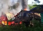 Api Lahap Rumah Semi Permanen di Kendari, Kerugian Ditaksir Puluhan Juta