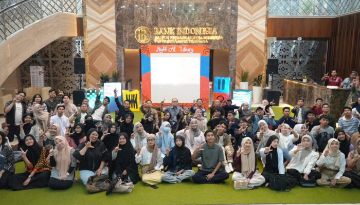 BI Sultra Ubah Wajah Literasi, Perpustakaan Jadi Ruang Malam yang Hidup