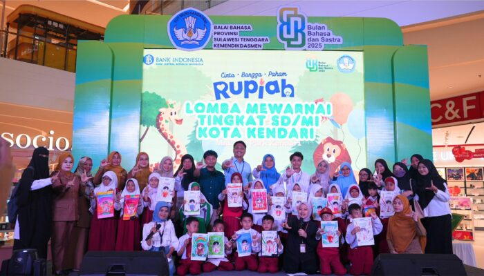 Lewat Buku Cerita Anak, BI Sultra dan Balai Bahasa Tanamkan Cinta Rupiah