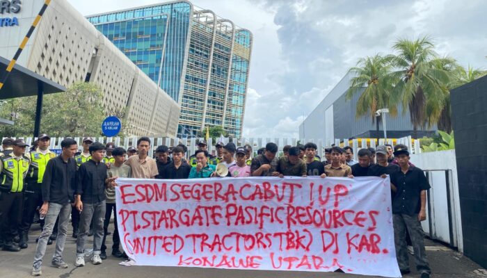 Mahasiswa Sultra Kepung United Tractors, Desak Tanggung Jawab atas Dugaan Pelanggaran PT Stargate