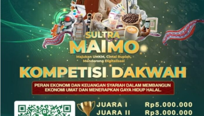 Lewat Kompetisi Dakwah, BI Sultra Ajak Masyarakat Hidupkan Ekonomi Syariah dan Gaya Hidup Halal