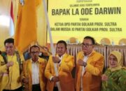 La Ode Darwin Terpilih Aklamasi Pimpin Golkar Sultra, Ketua DPP Tekankan Konsolidasi Kader