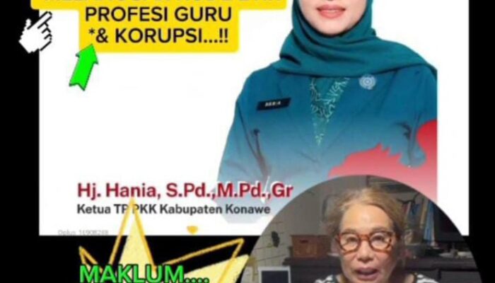 Istri Bupati Konawe Diduga Rangkap Jabatan dan Langgar Etik Guru, Tie: “Sudah Kelewat Batas”