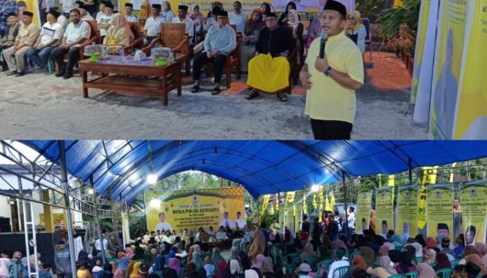 Buka Puasa Bersama di Abeli, La Ode Darwin Instruksikan Fraksi Golkar Kawal Perbaikan Jalan Rusak