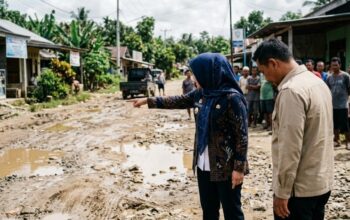 Geram Jalan Tunggala Tak Kunjung Diaspal, Wali Kota Kendari Tegur Keras Plt Kadis PUPR