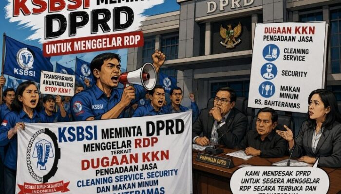 KSBSI Minta DPRD Sultra Gelar RDP Buntut Dugaan KKN Pengadaan di RSUD Bahteramas