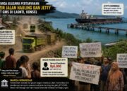 Dibagun Ditengah Pemukiman dan Bibir Pantai, Legalitas Jalan Hauling dan Jetty PT GMS Digugat Warga Laonti