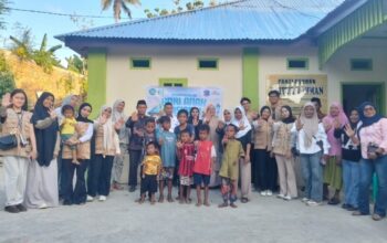 Satu Hari Menjelang HAN, DP3A Muna dan Forum Anak Anahihino Wuna Berbagi Kasih di Panti Asuhan