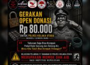 Sindir Kasus Tahanan Kabur, KASTARA Gelar Aksi Satir Open Donasi Rp80 Ribu untuk Polres Kolut
