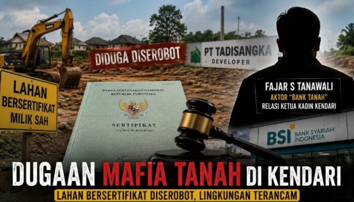 Dugaan Penyerobotan Lahan SHM di Puuwatu Dilaporkan ke Polda Sultra, Pihak Developer Hingga Perbankan Disorot