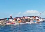 KM Mahkota Menui Karam di Perairan Morowali, KSOP Kendari Pastikan 7 ABK Selamat