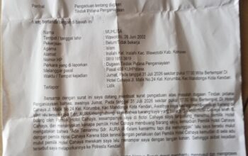 Buntut Barang Dibuang dan Dugaan Penganiayaan, Pemilik Hotel Cahaya Kendari Dipolisikan Tamunya