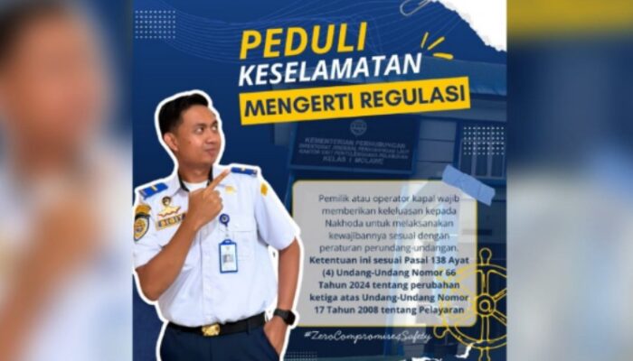 Tingkatkan Keselamatan Pelayaran, KUPP Molawe Tekankan Sinergi dan Kepatuhan Regulasi