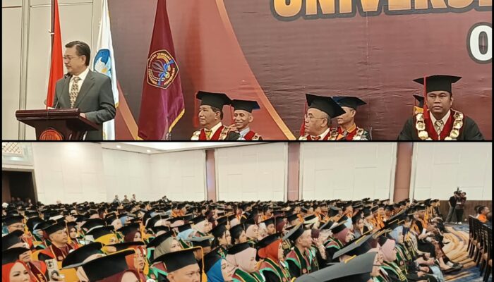 Rapat Senat Terbuka, Unsultra Lepas 672 Wisudawan di Hotel Claro