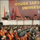 Kerapatan Senat Terbuka, Unsultra Lepas 672 Wisudawan di Hotel Claro