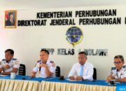 Tingkatkan Pelayanan dan Safety, UPP Kelas I Molawe Gelar Evaluasi Kinerja Bulanan