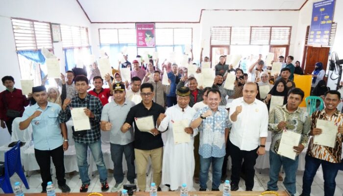 Hadir Secara Daring, Bahtra Dorong Warga Kendari Manfaatkan Sertifikat PTSL untuk Modal Usaha